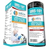 HealthSnap 10-Parameter Urinalysis Test Strips - Quick and Easy Testing for Ketone, pH, Glucose and More in Urine – Perfect for Those on a Low Carb, Paleo, or Ketogenic Diet - 100 Strips