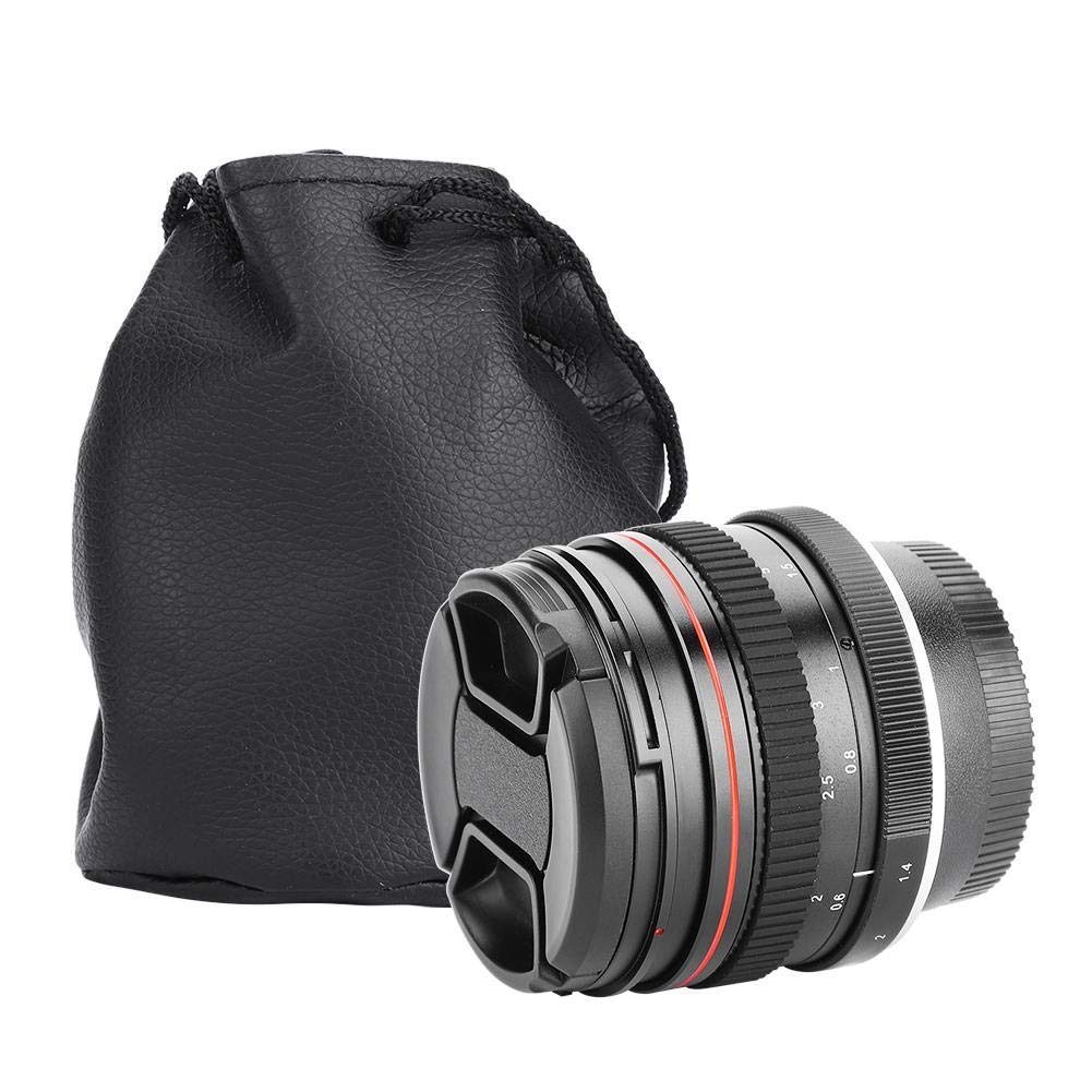Lente de la cámara 50 mm f/1.4 Enfoque Fijo Apertura Grande Lente ...