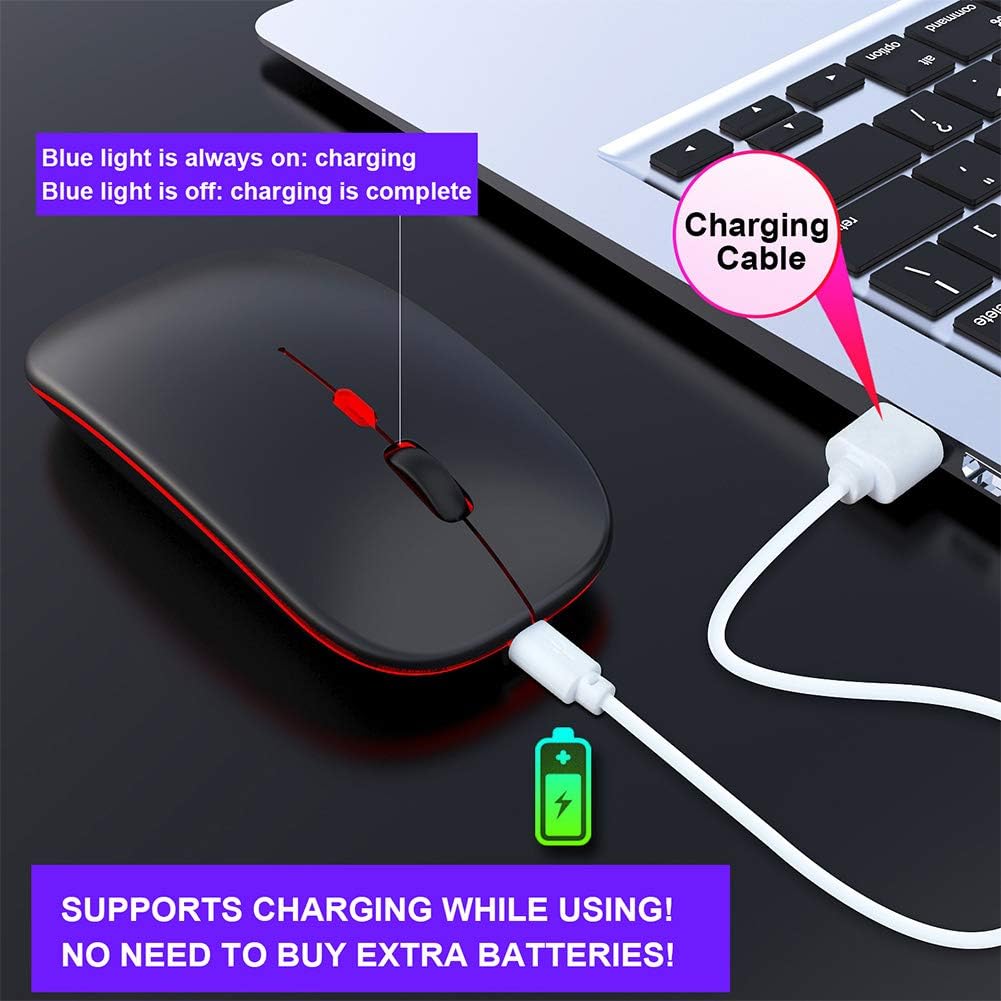 Lazmin Wireless 2.4Ghz Colorful Light Gaming Mouse - Image 4