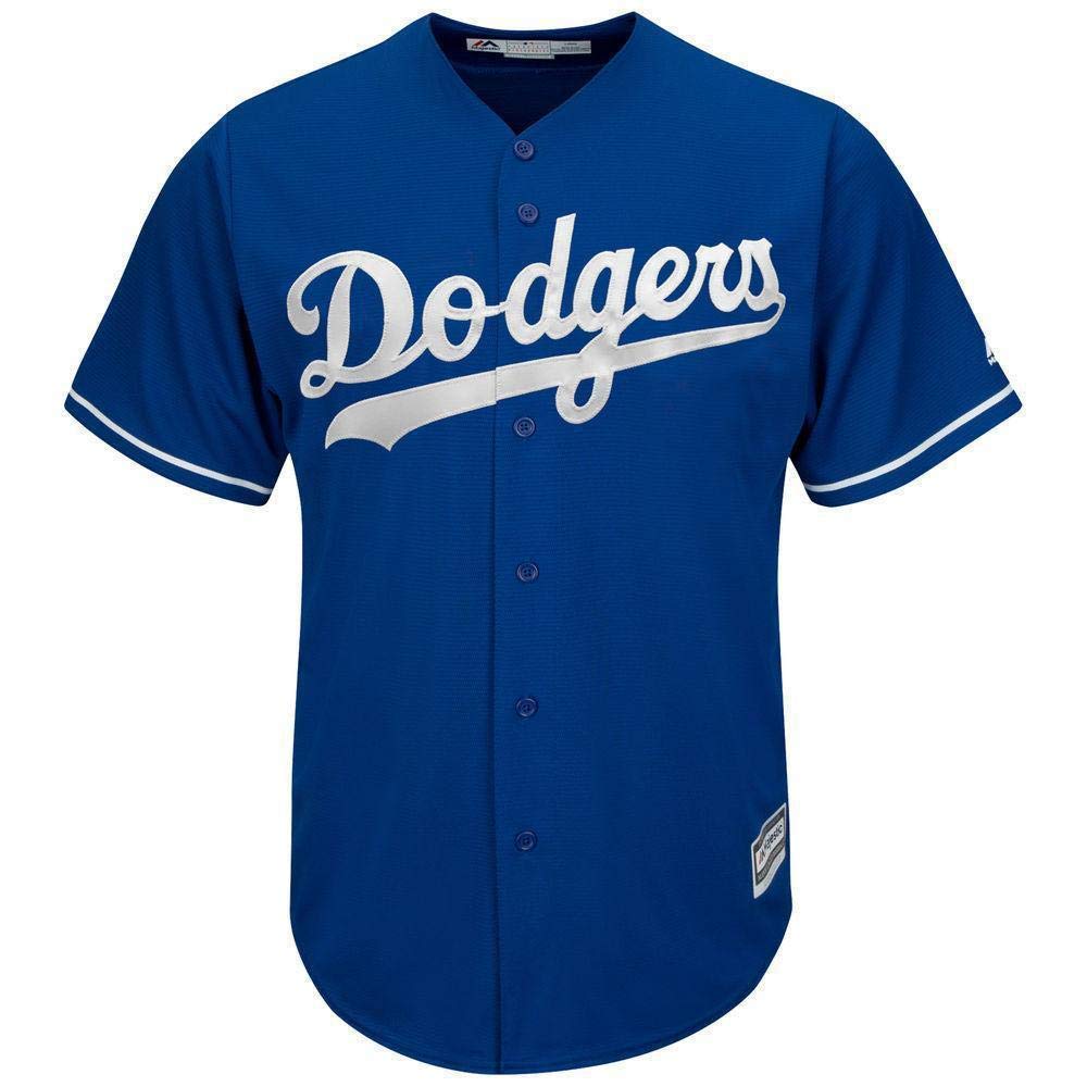 Best clayton kershaw blue jersey