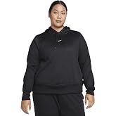 Nike Therma-FIT One Women's Pullover Hoodie (Plus Size) (FB5212-010, Black/White) Size 1X