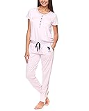 U.S. Polo Assn. Womens Pajama Set with Pockets