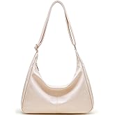 Zfkqzx Hobo Bags for Women Retro Vegan Leather Shoulder Handbag Foldable Slouchy Tote Crossbody Purses
