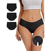 OVRUNS Camel Toe Proof Underwear for Women Cameltoe Concealer Underwear Seamless No Show Panty Liners Workout Panties