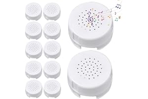 Mini Voice Recorder, 12Pcs 30 Sec Recordable Sound Module for Stuffed Animals, Plush Toy Insert Message Device with Playback