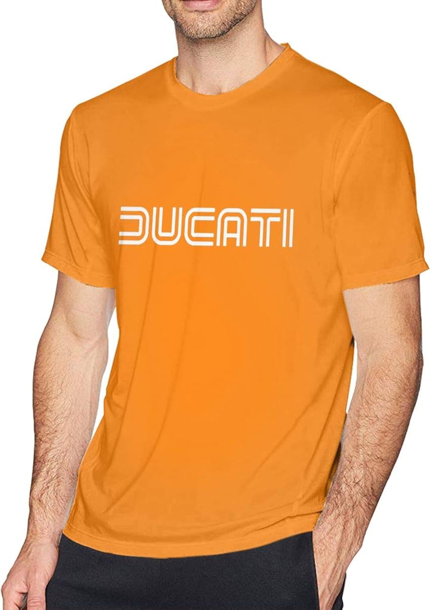 Ducati Men&rsquo;s T-Shirt Novelty Crew Neck Tees Adult Casual Fashion Short