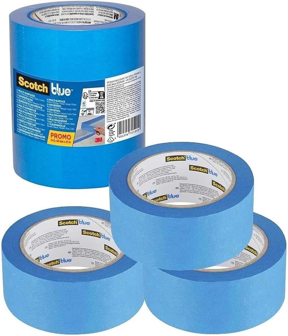 ScotchBlue Multi-Surface Masking Tape 3 Pack 48 mm x 41 m