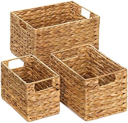 (Ship from USA) Straw Nesting Basket Set OF 3 - Item #: 10015228 *JPOU842H5ET111038