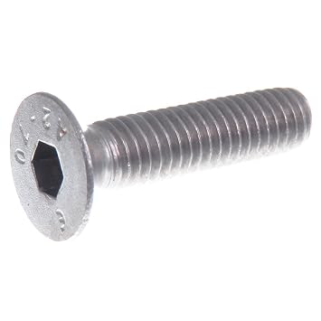 Uxcell® - Tornillo De Cabeza Hexagonal De Acero Inoxidable M2 X 6 Mm, 0