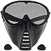 SportPro CM Mesh Eye Protection Full Face Mask for Airsoft - Black