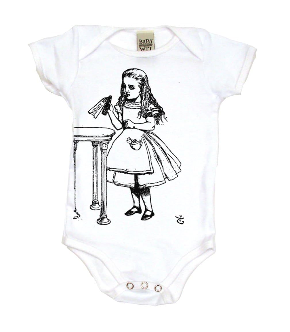 Drink Me Alice In Wonderland Baby Clothes Boy, Girl