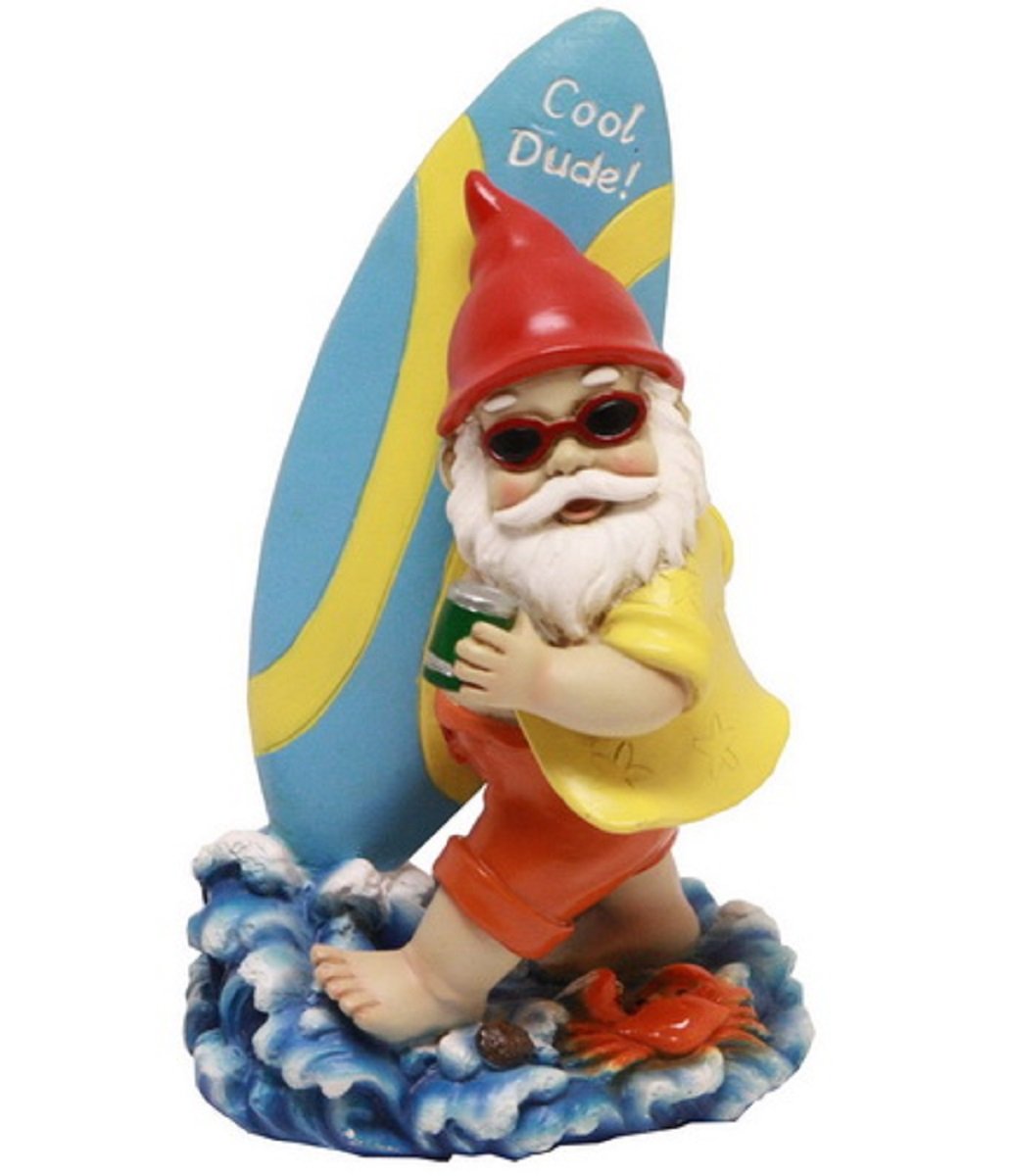 Colourful beach seaside gnomes  garden gnome  garden ornament ty8761 Colourful beach seaside gnomes  garden gnome  garden ornament ty8761