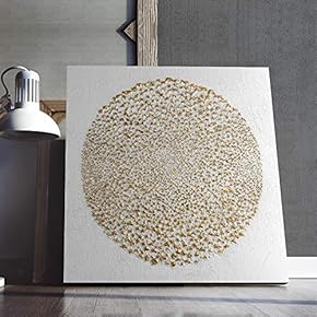 Gold Abstract Painting Artwork for Home Framed Professional Creation Astonishing Work of Art