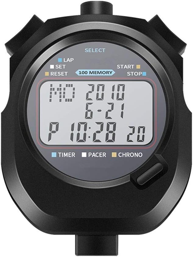 Stopwatches Stopwatch Timer Handheld Chronograph Water Resistant Stop