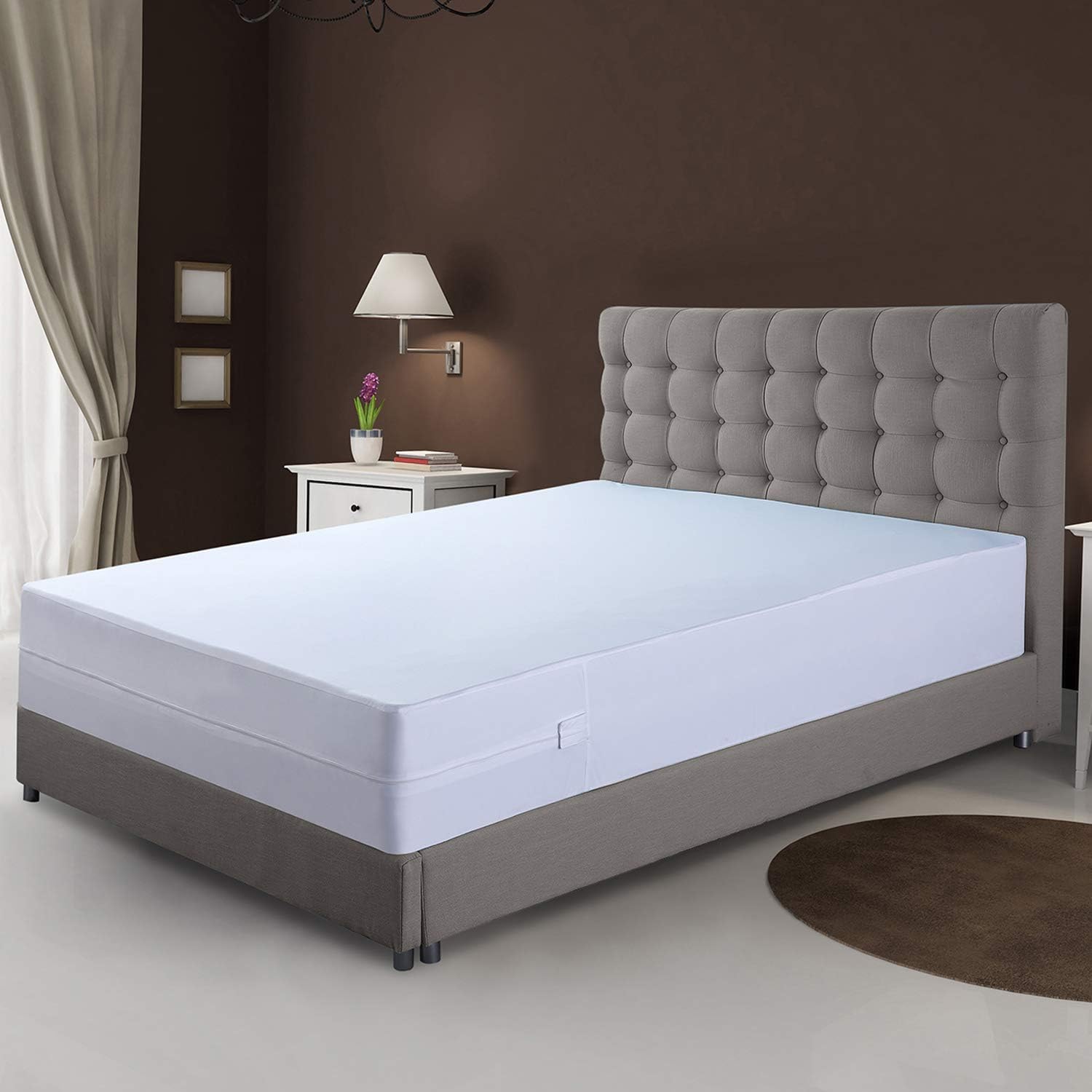 Utopia Bedding Zippered Mattress Encasement - Waterproof Mattress Protector (Twin): Home & Kitchen