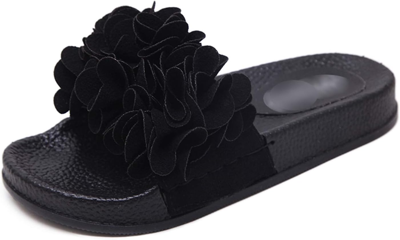 Women Slippers Sweet Flower Beach Slides Ladies Soft Platform Flip Flops Summer Outdoor Ciabatte Plus Size 35-44