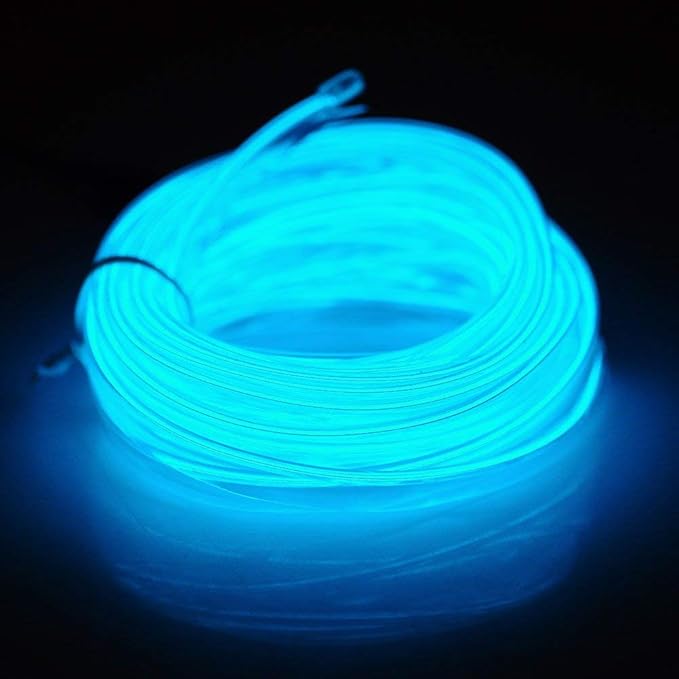 5M EL Wire Rope Landscape LED Lighting Weihnachten Licht Neon Draht Lampe Beleuchtung Streifen für Halloween Weihnachtsfeiern