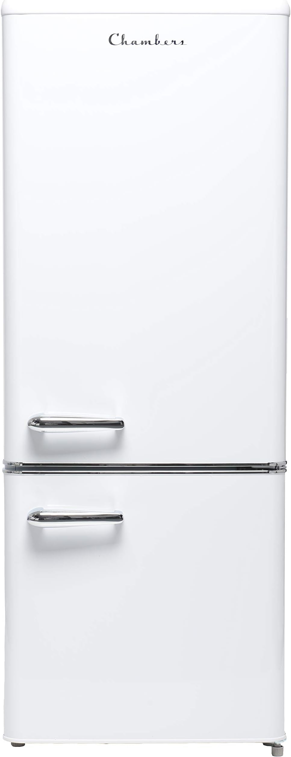 7 cu ft Retro Style Bottom Mount Fridge (Frost White)