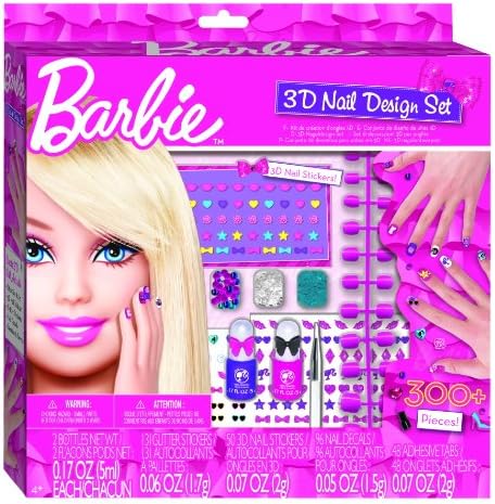 barbie nail art