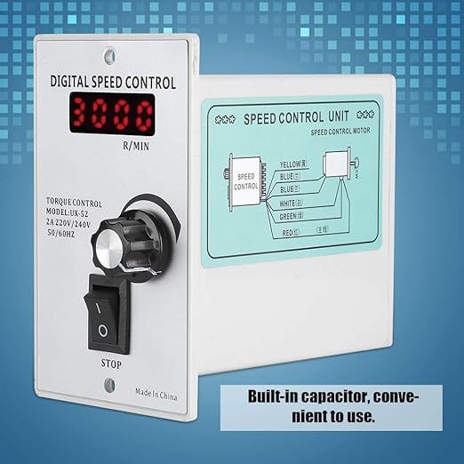 Motor Speed Controller AC Electric Speed Regulator Switch Adjustable