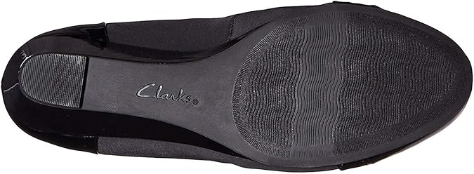 clarks women's flores tulip wedge pump