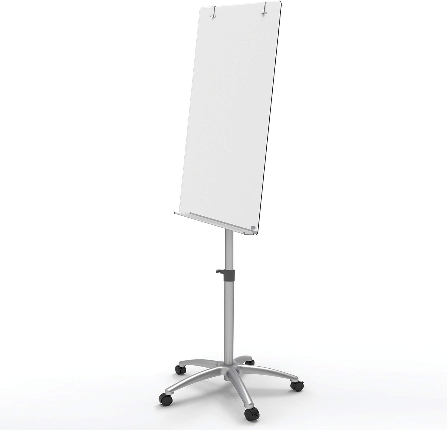 Nobo Glass Magnetic Whiteboard, Flipchart Easel with Adjustable Roller Stand, 700 x 1850 x 745 mm, Brilliant White : Office Products