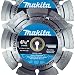 Makita 2 Pack - 4.5" Segmented Rim Diamond Blades For 4.5"+ Grinders & Circular Saws - Long-Lasting Cutting For Concrete, Masonry & Brick - 5/8", 20mm & 7/8" Arbors