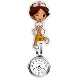 Montre De Poche Femme Lancardo - Alliage Doré/Argenté - Mouvement Quartz - Infirmière, Médecin - Cadeau