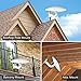 ANTOP Omnidirectional HDTV Antenna Smartpass Amplified Outdoor 55/65 Miles Long Range AT-414B