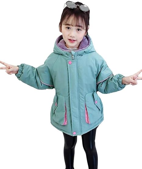 Amazon ウンセン 中綿コート ダウン ジャケット アウター フード付き 裏フリース キッズ 子供服 男の子 女の子 防寒 秋冬 おしゃれ 子供 ダウンコート ダウンジャケット キッズ アウター コート ジャケット 通販