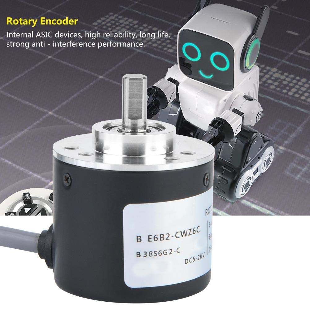 600P/R E6B2CWZ6C 38mm Diameter NPN OpenCollector Output ABZ 3 Phase