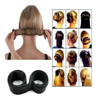 Jeval 1 Piece Women S Spiral European Hair Bun Black Amazon In