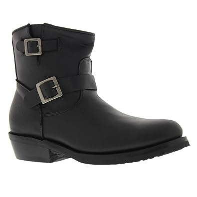 low biker boots
