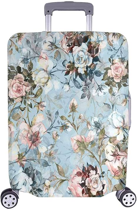 floral hard shell suitcase