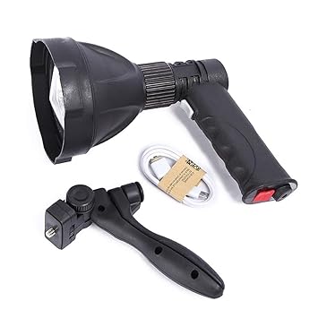 Heaviesk Linterna de Mano LED portátil Antorcha LED Proyector LED ...