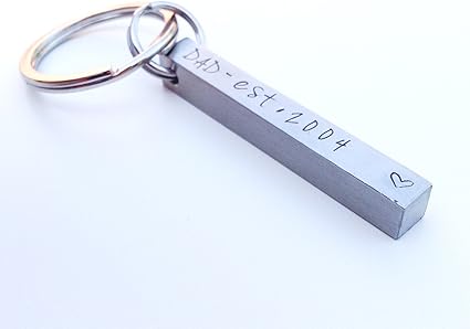 personalized keychains for father's day