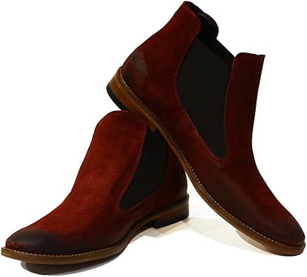 suede slip on boots