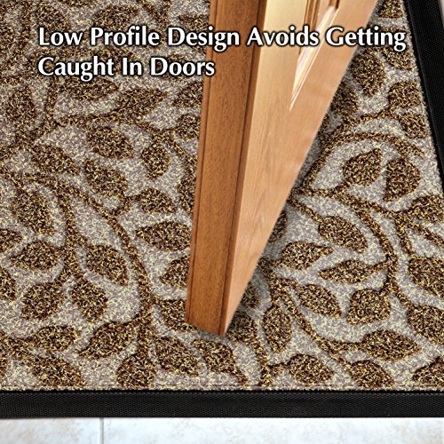 gbHome GH-6763B Premium Quality Indoor Mat | 24 x 36 inches | Interior Doormat with Anti-Skid Rubber Back | Water Absorbent, Stain Resistant, Quick Drying, Easy to Clean, Low Profile Door Mat