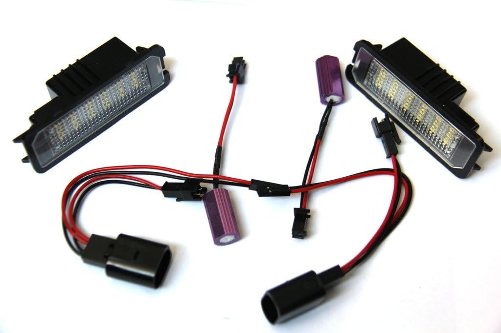 Canbus no error code led number plate lamp light for vw golf5 golf6
