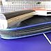 Gambler Custom Professional Table Tennis Paddle with Double Carbon Blade and Sevens Rubber plus Blue Case
