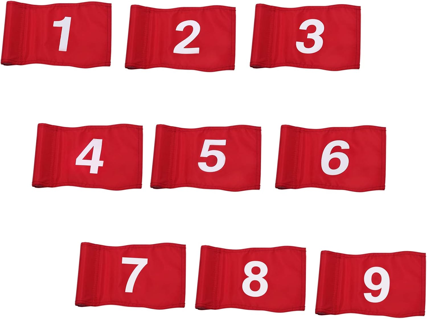 Amazon.com : KINGTOP Numbered Golf Flag with Tube Inserted, All 8" L x