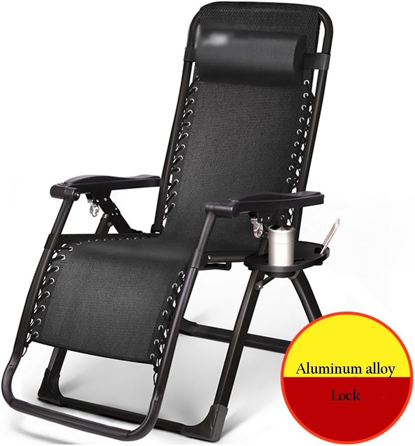 MLMHLMR Recliner Folding Chair Lunch Break Siesta Office Happy Leisure Chair Folding Chair (Color : B)