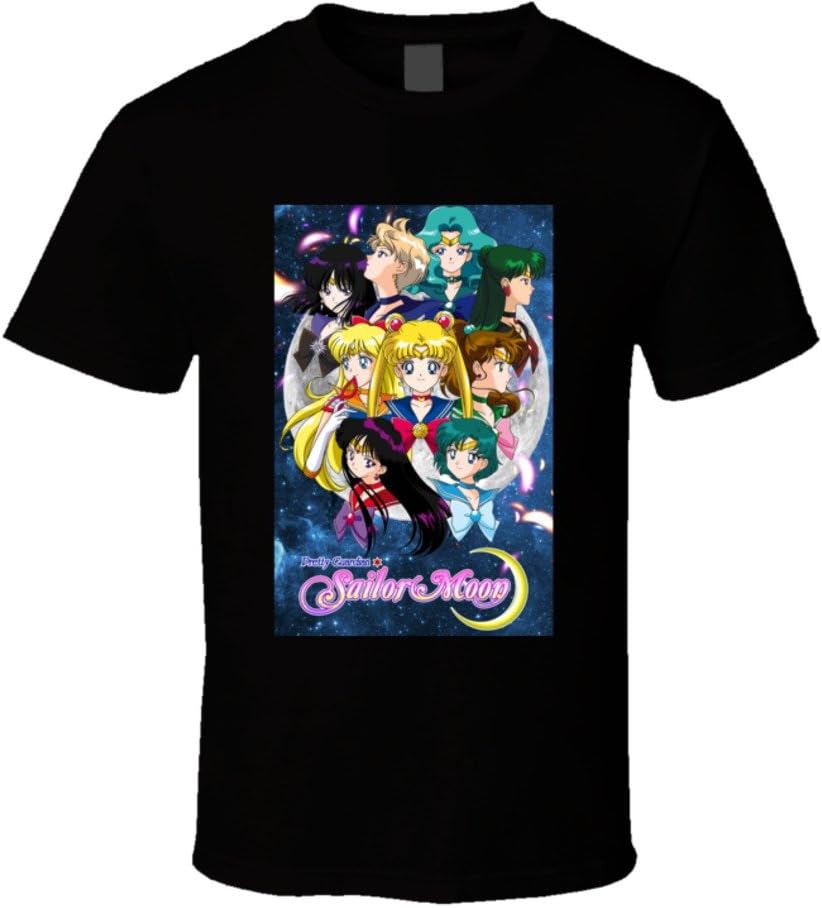 Sailor Moon Anime TV Show Poster Cool Fan T Shirt