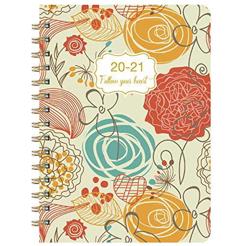 2020-2021 Planner - Academic Weekly & Monthly Planner with Flexible Hardcover, Jul 2020 - Jun 2021, 8.46" x 6.37", Twin- Wire Binding, Monthly Tabs, Inner Pocket, to-Do List, Making Your Life Better