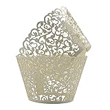SUYEPER 100pcs Cupcake Wrappers Artistic Bake Cake