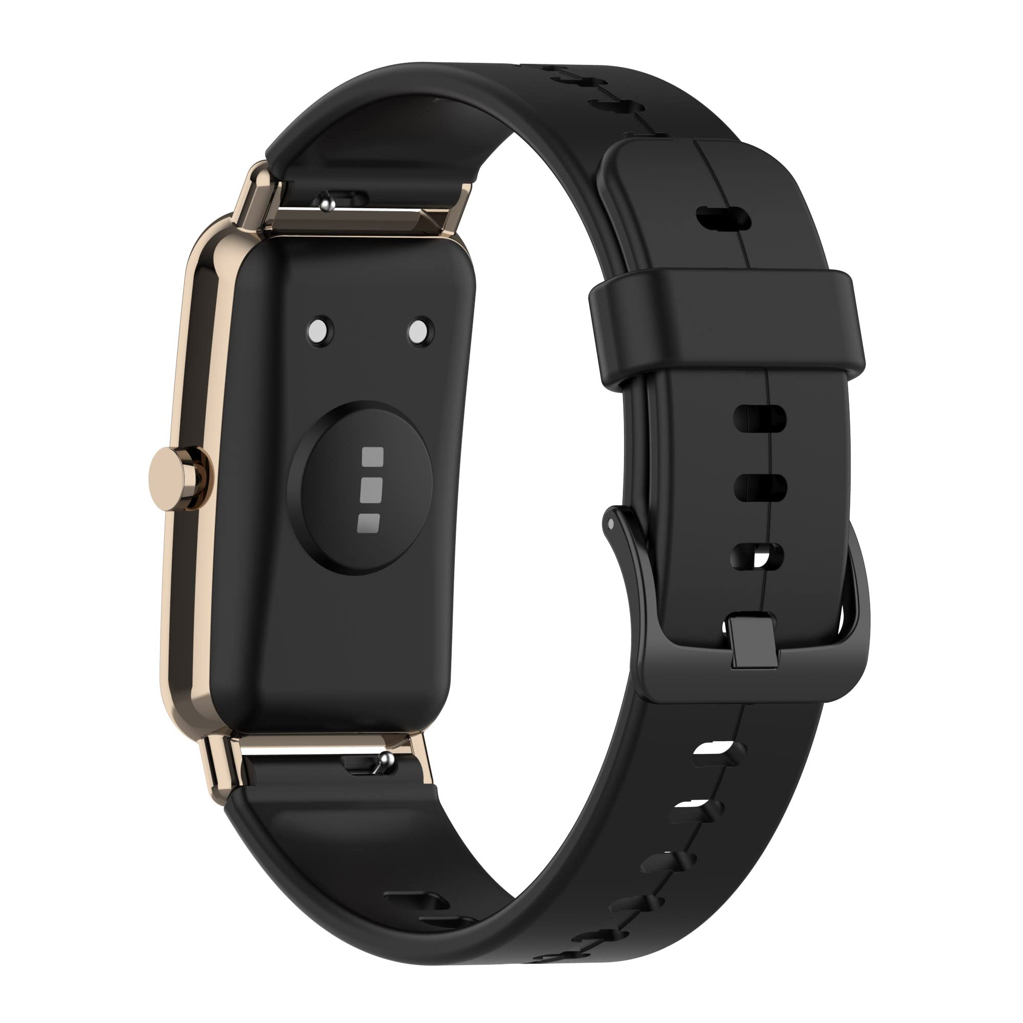 Tiggo Smart Watch Strap Compatible for huawei watch fit mini 16mm Wristband,Adjustable Replacement Sport Accessory Wristband for huawei watch fit mini 16mm Accessories (black)