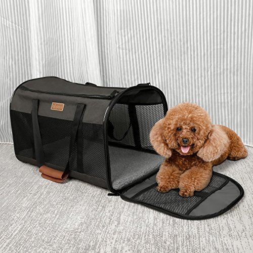 Akinerri Airline Approved Pet Carriers,Collapsible Soft Sided Pet