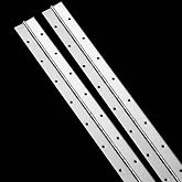 EPHECH 20" Piano Hinge, 2PCS Stainless Steel Continuous Piano Hinge-Silver | Heavy Duty Smooth Polished Piano Hinges, 0.04" Thickness 1.2" Open Width Folding Cabinet Door Hinge for Home Kitchen Cabinet
