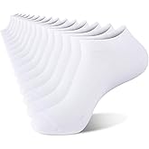 EverKnits 15 Pairs Lightweight Ankle Socks Men/Women - Breathable Bulk Thin Low Cut Socks Value Pack