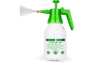 MUNYONYO Garden Pump Sprayer,68oz/34oz Hand-held Pressure Sprayer Bottle for Lawn with Safety Value&Adjustable Nozzle, for Watering,Spraying Weeds,Home Cleaning and Car Washing,0.5 Gallon